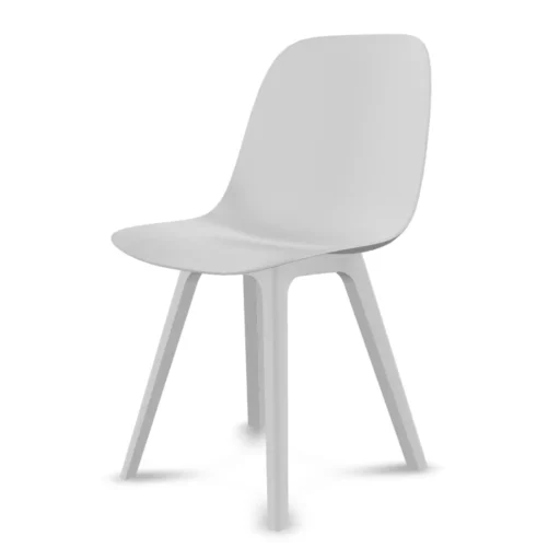 3D model of a basic chair in white